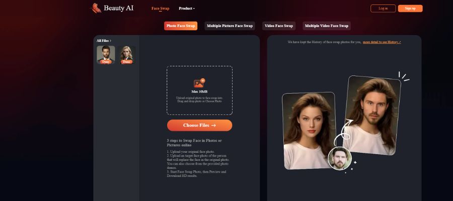 Beauty AI Face Swap Software